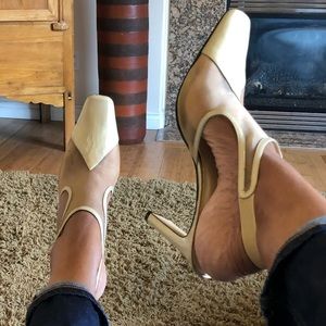 Cool Gold Stefani heels